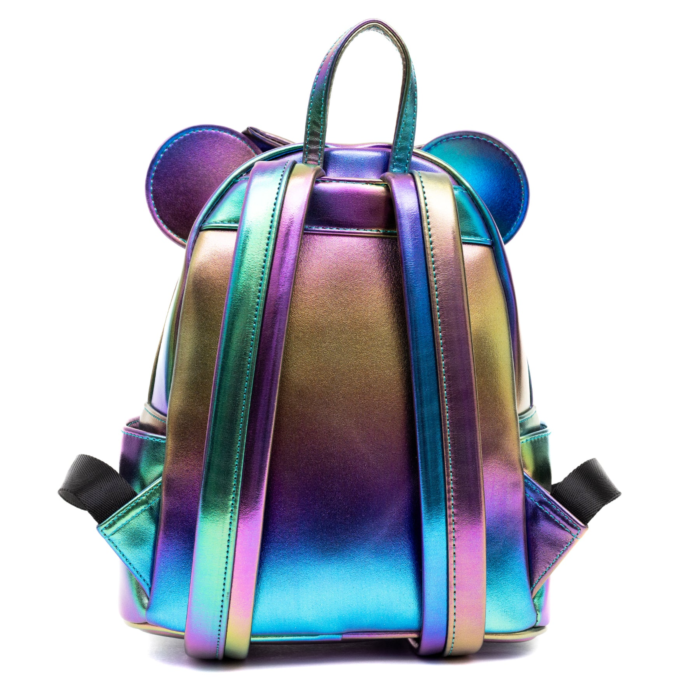 Disney - Mickey Mouse Rainbow 10 inch Faux Leather Mini Backpack