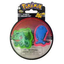 Pokemon 2 Piece Eraser Set