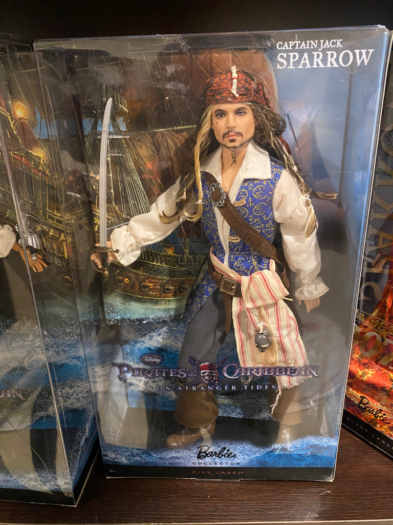 Barbie Mattel Disney Captain Jack Sparrow Pirates Of The Caribbean 201 – Funhouse Toys