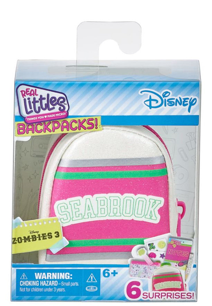 Real Littles Disney Backpacks Seabrook Zombies 3 – Funhouse Toys