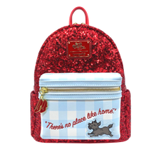 The Wizard of Oz - Ruby Sequin 10” Faux Leather Mini Backpack