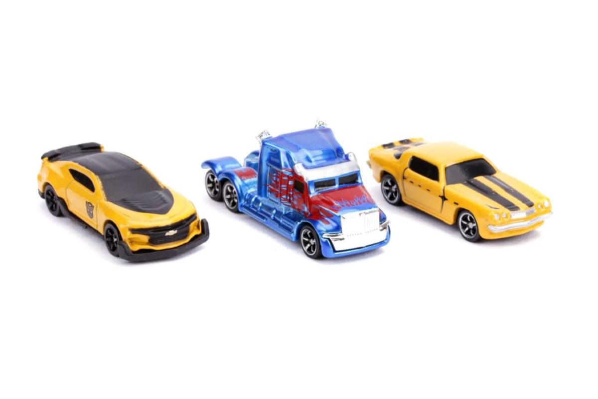 TRANSFORMERS 3 PACK Nano Hollywood Rides Vehicles Funhouse Toys