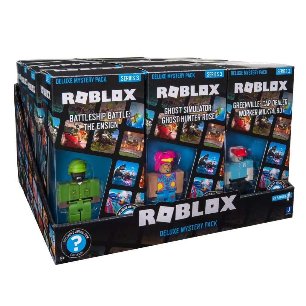 Roblox Series 9 ISLAND ROYALE BUS DRIVER Mystery Toy w/ Tropical Battle Axe  Code