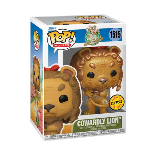 Wizard of Oz - CHASE Cowardly Lion Pop Vinyl! 1515 + Protector