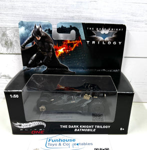 HOT WHEELS ~ Elite One ~THE DARK KNOGHT TRILOGY ~ BATMOBILE 1:50 Scale Diecast