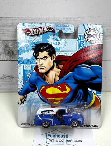 *Hot Wheels Pop Culture  2012 DC COMIC 56 FORD F-100 PANEL SUPERMAN