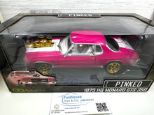 DDA ~ CHASE EDITION HOLDEN 1973 Pink/White HQ  Monaro 2 Door Diecast 1:24 Scale*