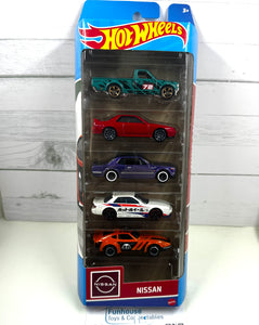 Hot Wheels Nissan 5 pack Set 2023 HLY73