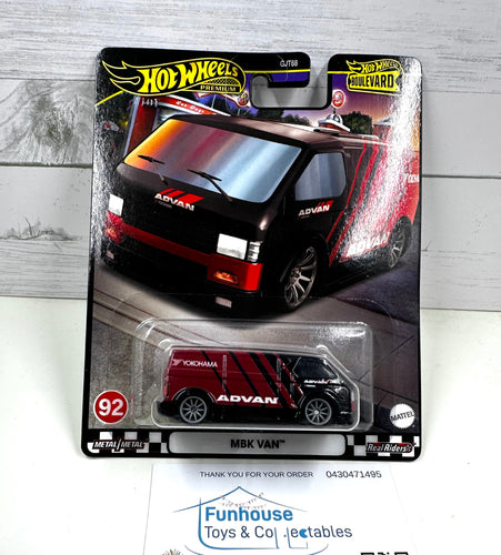 *HOT WHEELS BOULEVARD #92 MBK VAN