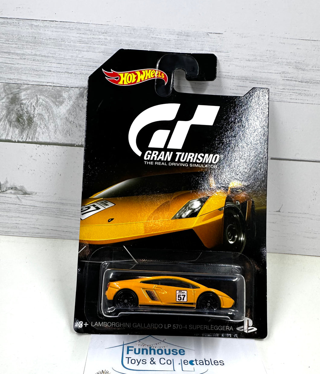 *Hot Wheels 2015 Gran Turismo Series ~ LAMBORGHINI GALLARDO LP570-4 SUPPERLEGGERA ~ 7 of 8 SINGLE Car
