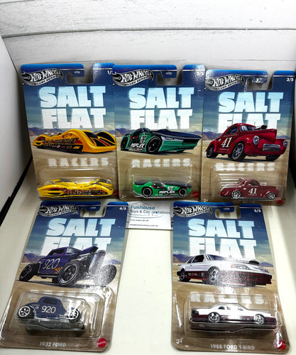 HOT WHEELS 2025 SILVER SERIES SET OF 5 SALT FLAT