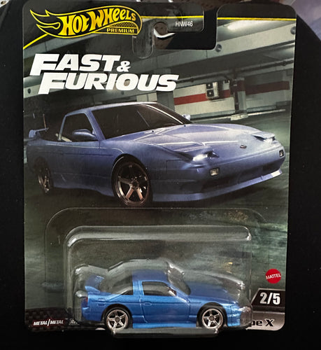 *Hot Wheels NISSAN 180sx TYPE X 1996Fast and Furious 2/5 1/64