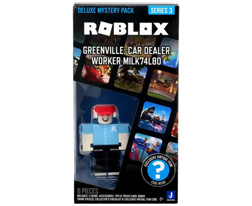 Roblox Series 3 Greenville: Car Dealer Worker MILK74L80