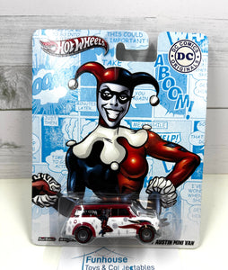*Hot Wheels Pop Culture  2012 DC COMIC 67 AUSTIN MINI VAN ~ HARLEY QUINN