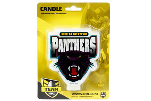 NRL Logo Candle - Penrith Panthers