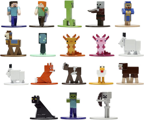 Minecraft: Caves & Cliffs Nano Metalfigs 1.5” Die-Cast Figures Assorted