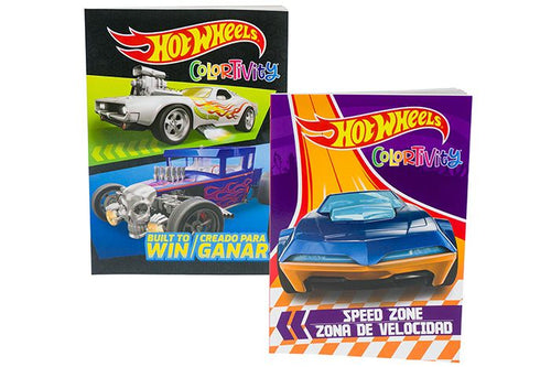 Hot Wheels Kids Colouring Colorivity Book