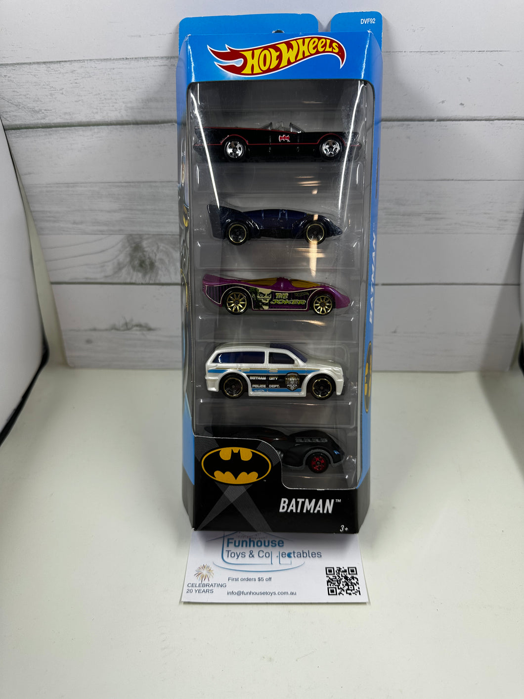 Hot Wheels ~ BATMAN 2016 5 pack Set DVF92