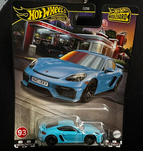 *HOT WHEELS BOULEVARD #93 Porsche 718 CAYMAN Gt4