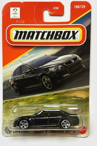 Matchbox Holden VF Commodore SSV Diecast Highway BLACK #106