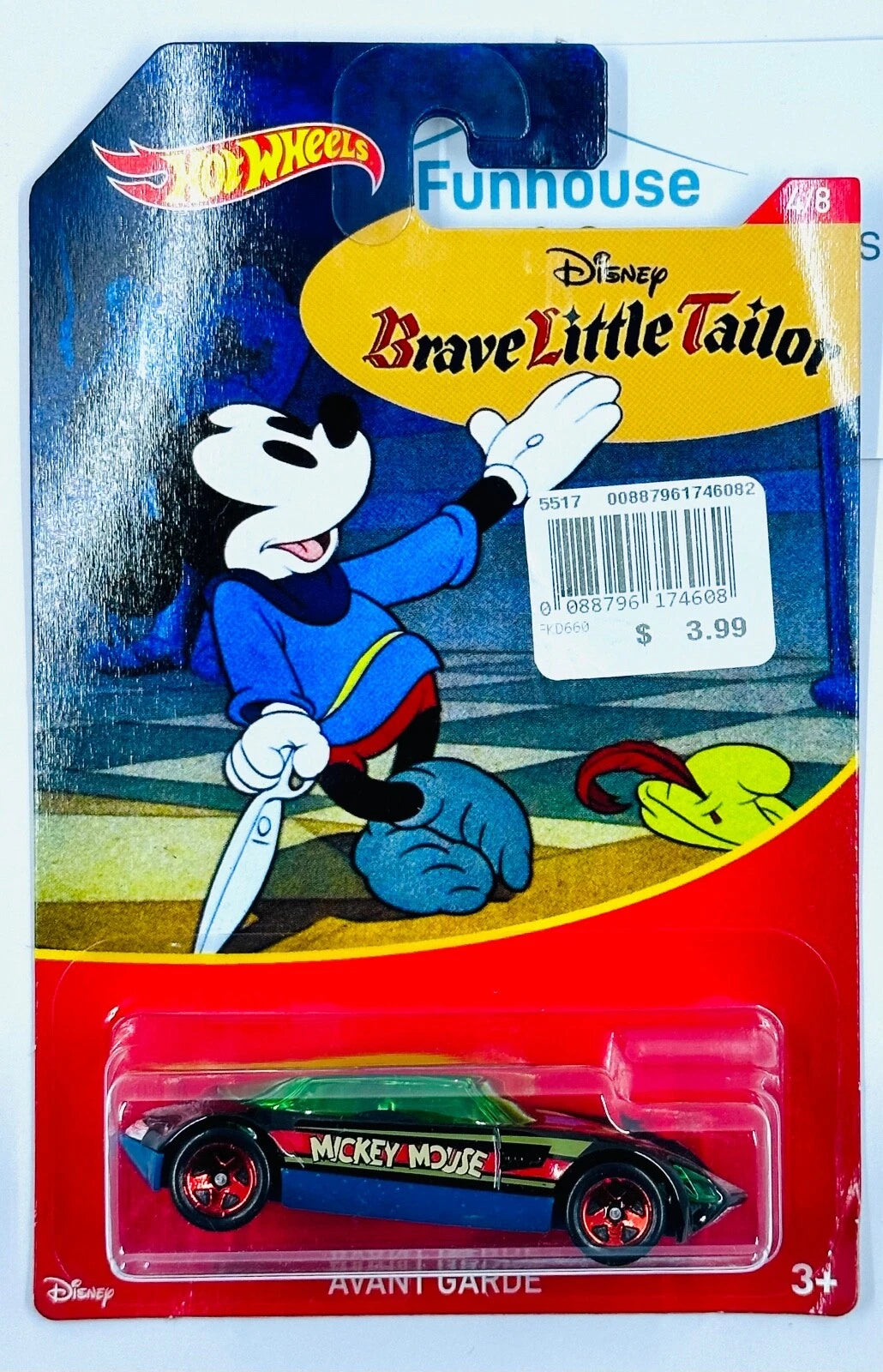 Hot Wheels - Disney - Brave Little Tailor Mickey Mouse - Avant Garde - 2018