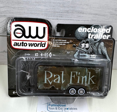 RAT FINK ENCLOSED TRAILER ~ Auto World 1:64 Scale