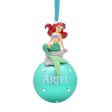 DISNEY CHRISTMAS ~ ARIEL ON GLASS BAUBLE