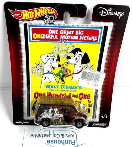 Hot Wheels 2018 DISNEY 101 DALMATIANS Ford Transit Supervan Real Riders