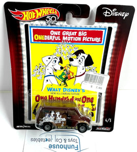 Hot Wheels 2018 DISNEY 101 DALMATIANS Ford Transit Supervan Real Riders