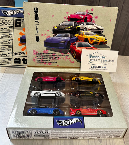 HOT WHEELS 2024: Streets Of Japan Car Culture 1:64 Theme Multipack  6 Cars