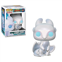 How to Train Your Dragon 3: The Hidden World Light Fury GLITTER Pop Vinyl! 687