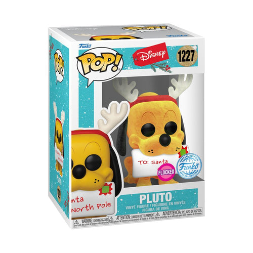 Disney - Pluto Holiday US Exclusive Flocked Pop Vinyl! 1227