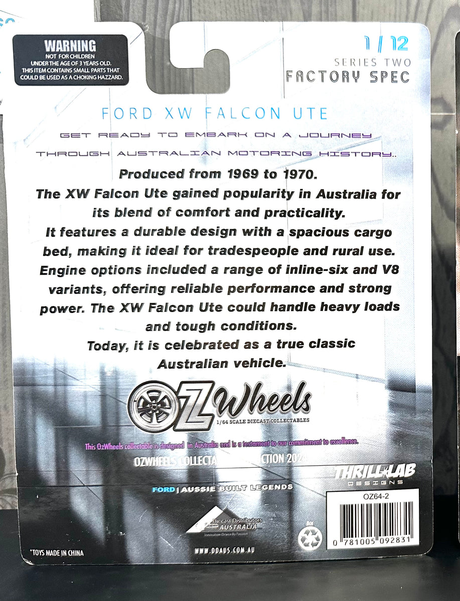 OZ WHEELS - FACTORY SPEC FORD XW FALCON UTE SERIES 2 – Funhouse Toys ...