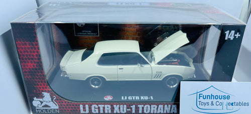 Holden LJ GTR XU1 Torana Custard 1972 Scale 1:24 Opening Doors & Bonnet