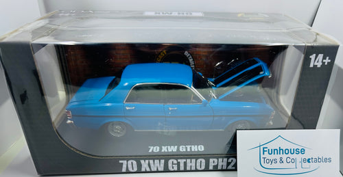 Ford Falcon GTHO PH2 Blue Diecast Model Opening Parts SCALE 1:24