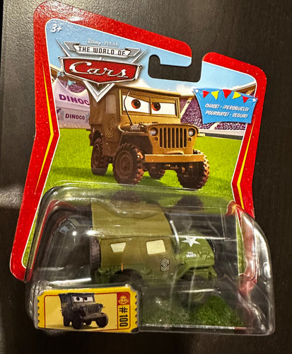 Disney Pixar world of Cars Sarge