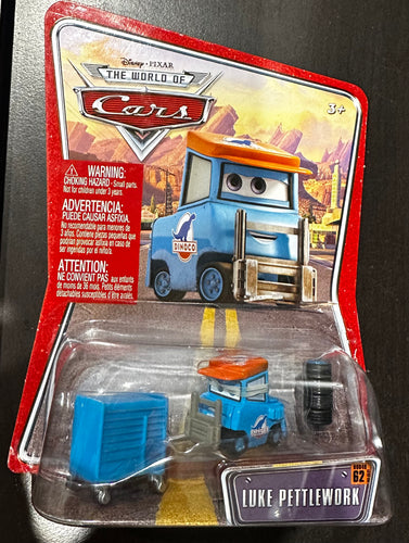 Disney Pixar The World of Cars LUKE PETTLEWORK #62 Dinoco Pitty 1:55 Blue