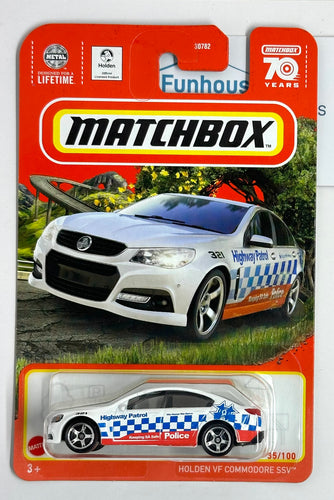 Matchbox Holden VF Commodore SSV Diecast Highway Patrol Police Car