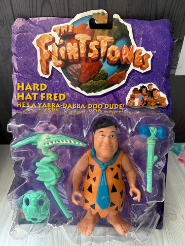 The Flintstones HARD HAT FRED 1993 Carded Action Figure 11654
