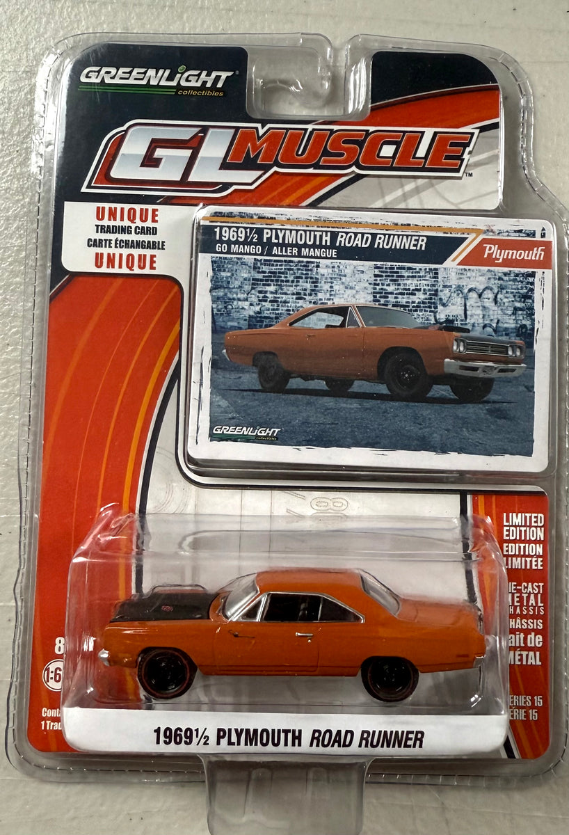 Greenlight 13150-D 1:64 GL Muscle Series 1969 1/2 Plymouth Road Runner ...