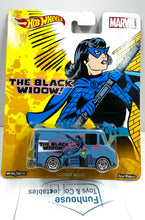 Hot Wheels REAL RIDER BLACK WIDOW Marvel Character Car COMBAT MEDIC 1:64 Scale Die-Cast Vehicles