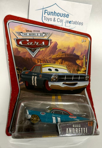 Disney Pixar Cars World of Cars MARIO ANDRETTI *