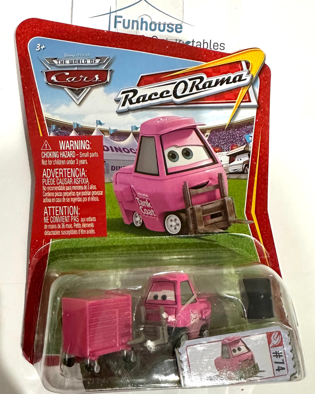 Disney Pixar Cars World of Cars RACE O'RAMA TANK COAT PITTY No:74