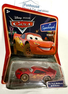 DISNEY PIXAR CARS SUPERCHARGED TIRES DIRT TRACK McQUEEN from 2007