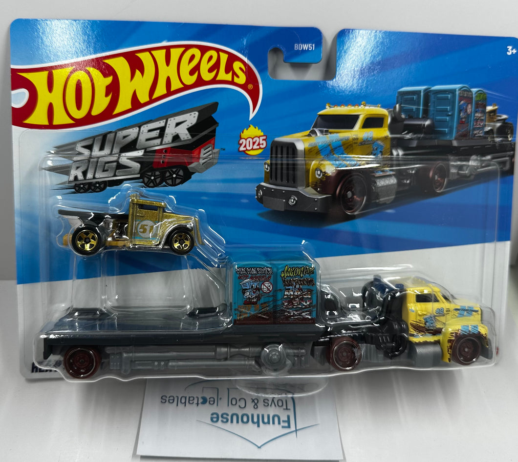 2024 Hot Wheels Super Rigs HEAVY DOODY DUMPER BDW51