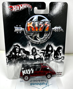 Hot Wheels POP CULTURE THE BANDS-  KISS AC/DC THE WHO  2013 Real Riders SET OF 6 X8308