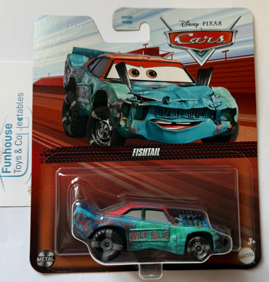 Disney Pixar Cars ~ Fishtail ~ NO 96 ~ RACING CONES WILD BILL'S Diecas ...