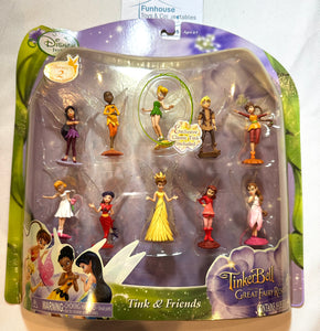 DISNEY FAIRIES TINKERBELL THE GREAT FAIRY RESCUE 10 Figurine Set (2010)