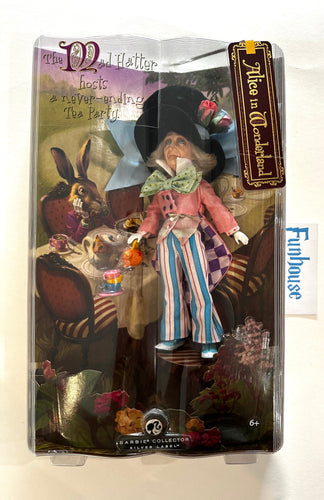 Mattel Barbie Collector Alice in Wonderland Doll The Mad Hatter 2007 MINT