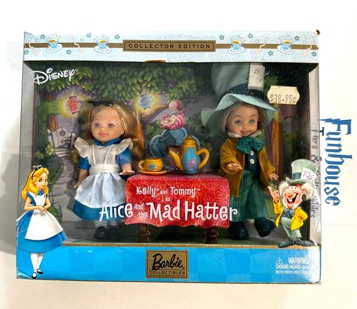 MATTEL Barbie KELLY & TOMMY as Alice In Wonderland set 2002